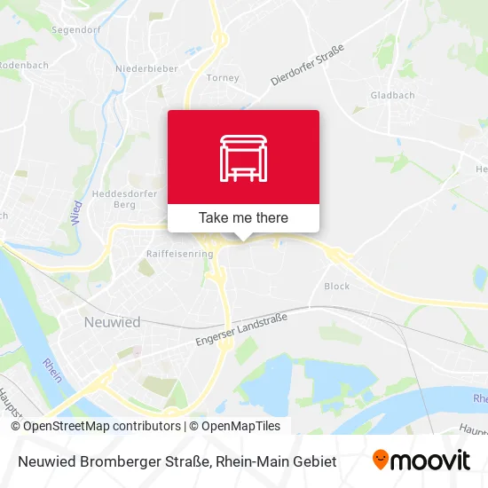 Карта Neuwied Bromberger Straße