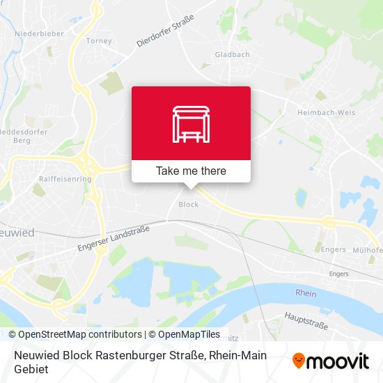 Neuwied Block Rastenburger Straße map