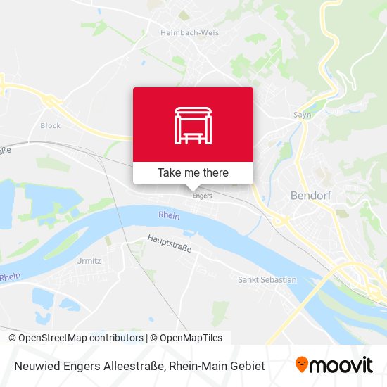 Neuwied Engers Alleestraße map