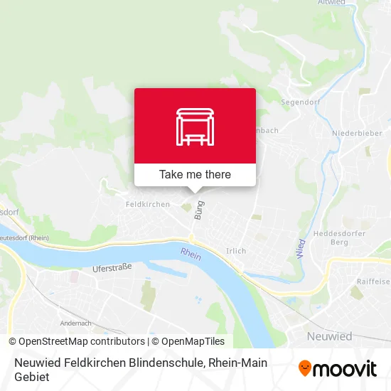 Карта Neuwied Feldkirchen Blindenschule