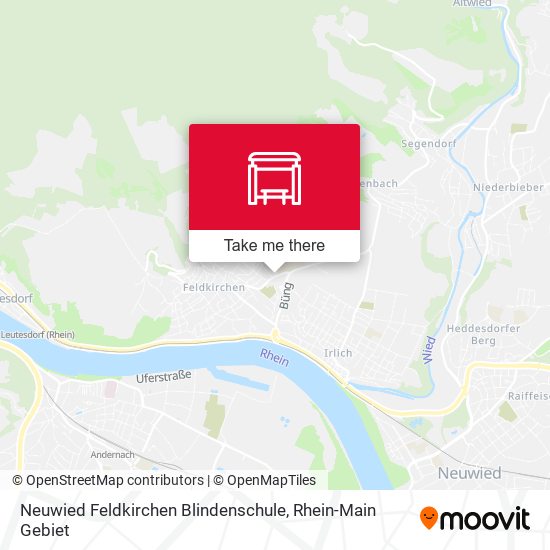 Neuwied Feldkirchen Blindenschule map