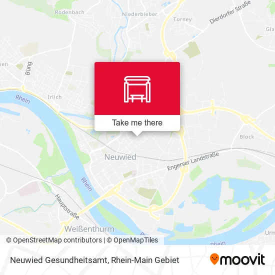 Карта Neuwied Gesundheitsamt
