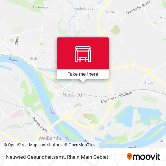 Карта Neuwied Gesundheitsamt