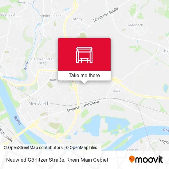 Карта Neuwied Görlitzer Straße