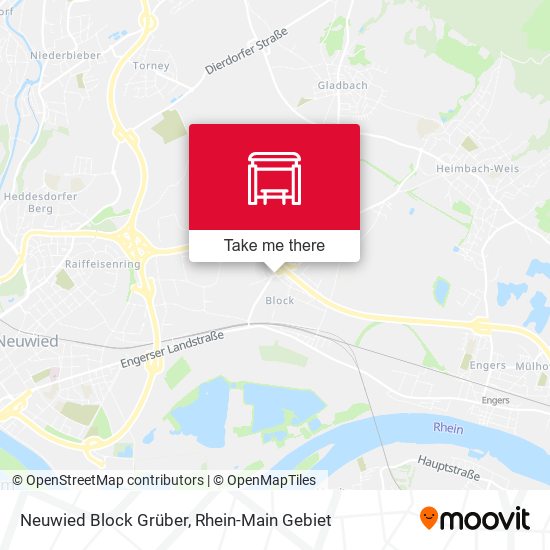 Карта Neuwied Block Grüber