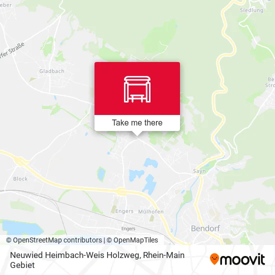 Карта Neuwied Heimbach-Weis Holzweg