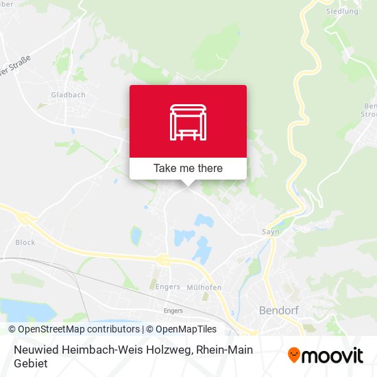 Neuwied Heimbach-Weis Holzweg map