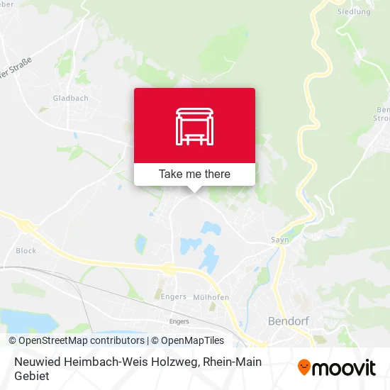 Карта Neuwied Heimbach-Weis Holzweg