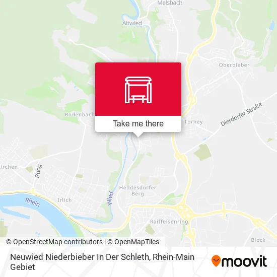 Карта Neuwied Niederbieber In Der Schleth
