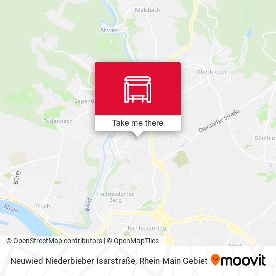 Neuwied Niederbieber Isarstraße map
