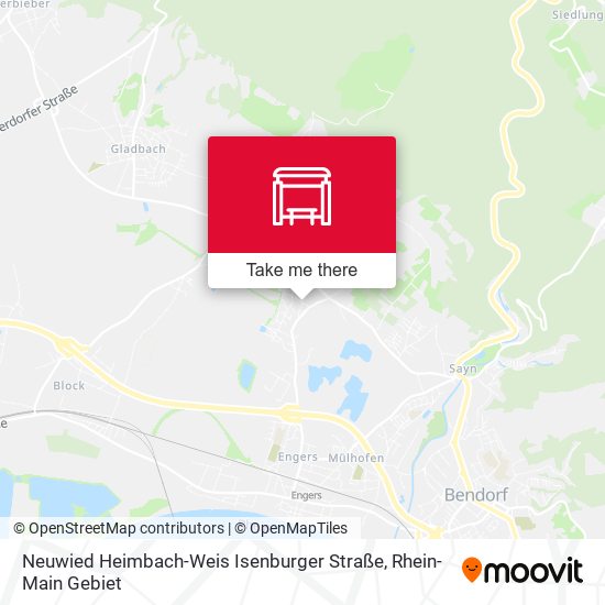 Neuwied Heimbach-Weis Isenburger Straße map