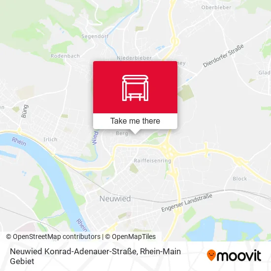 Карта Neuwied Konrad-Adenauer-Straße