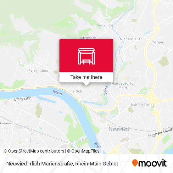 Карта Neuwied Irlich Marienstraße