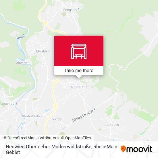Neuwied Oberbieber Märkerwaldstraße map