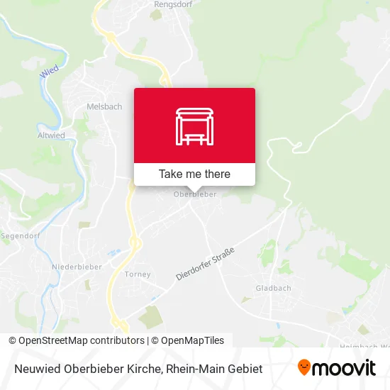 Карта Neuwied Oberbieber Kirche