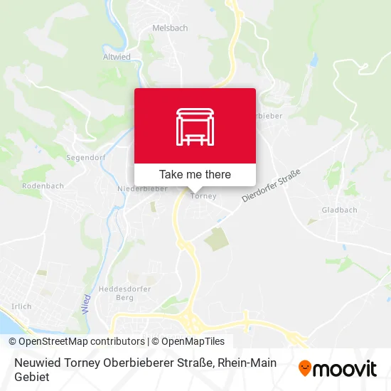 Карта Neuwied Torney Oberbieberer Straße