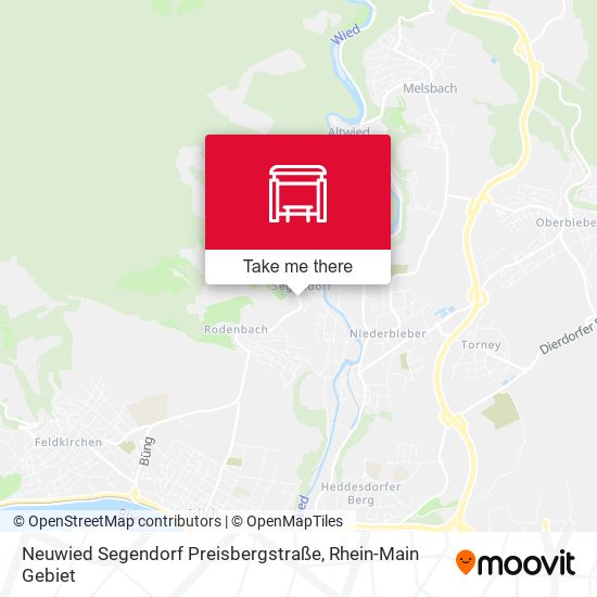 Карта Neuwied Segendorf Preisbergstraße