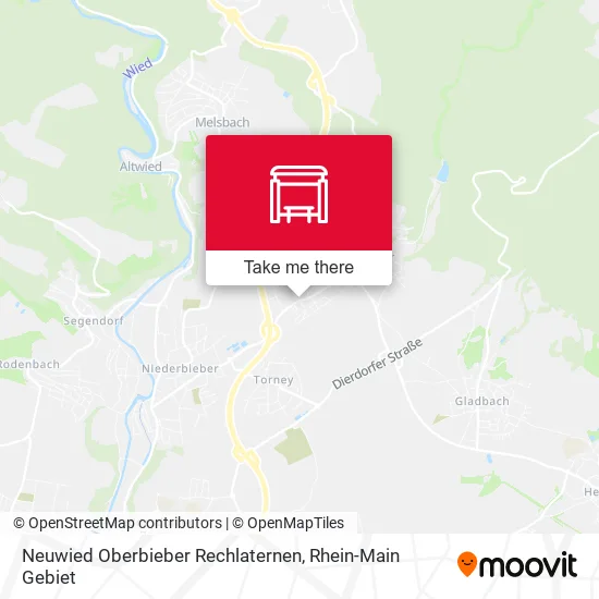 Карта Neuwied Oberbieber Rechlaternen