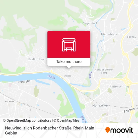 Карта Neuwied Irlich Rodenbacher Straße