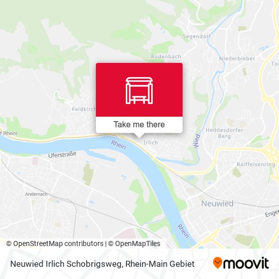 Neuwied Irlich Schobrigsweg map