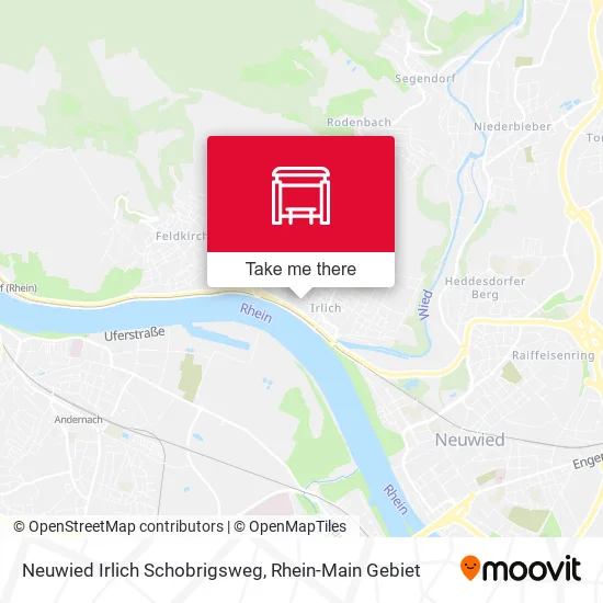 Карта Neuwied Irlich Schobrigsweg