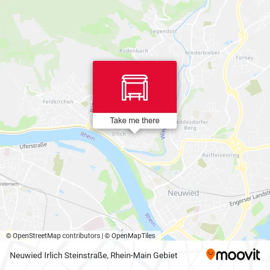 Карта Neuwied Irlich Steinstraße