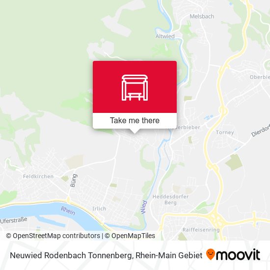 Neuwied Rodenbach Tonnenberg map