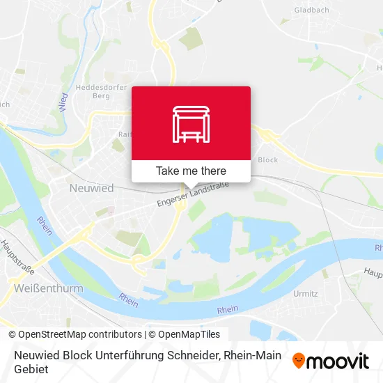 Карта Neuwied Block Unterführung Schneider