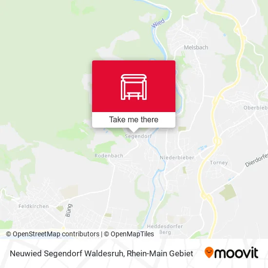 Карта Neuwied Segendorf Waldesruh