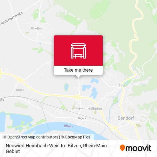 Neuwied Heimbach-Weis Im Bitzen map