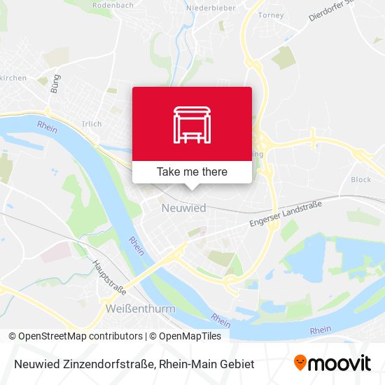 Карта Neuwied Zinzendorfstraße