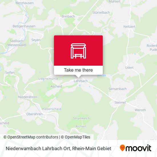 Niederwambach Lahrbach Ort map