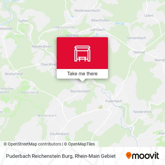 Puderbach Reichenstein Burg map