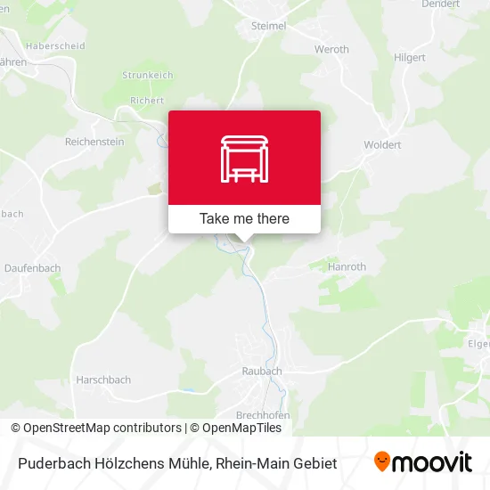 Карта Puderbach Hölzchens Mühle