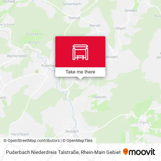 Карта Puderbach Niederdreis Talstraße