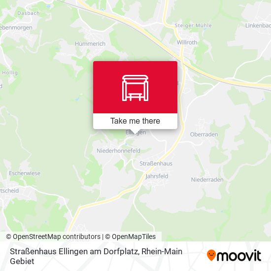 Карта Straßenhaus Ellingen am Dorfplatz