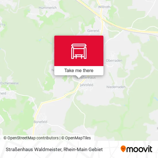 Карта Straßenhaus Waldmeister