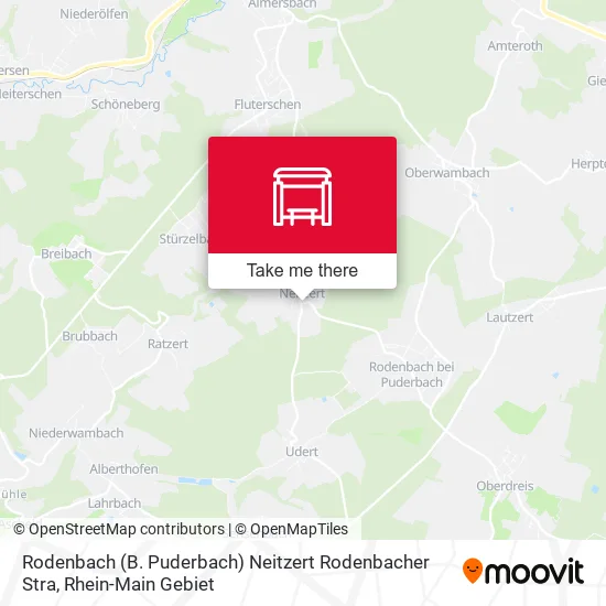 Карта Rodenbach (B. Puderbach) Neitzert Rodenbacher Stra