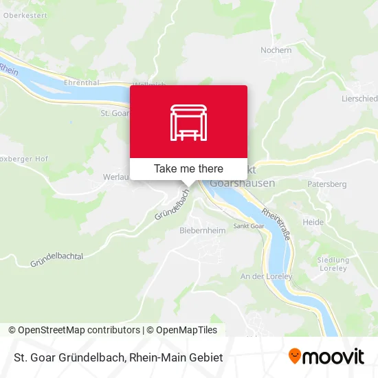Карта St. Goar Gründelbach