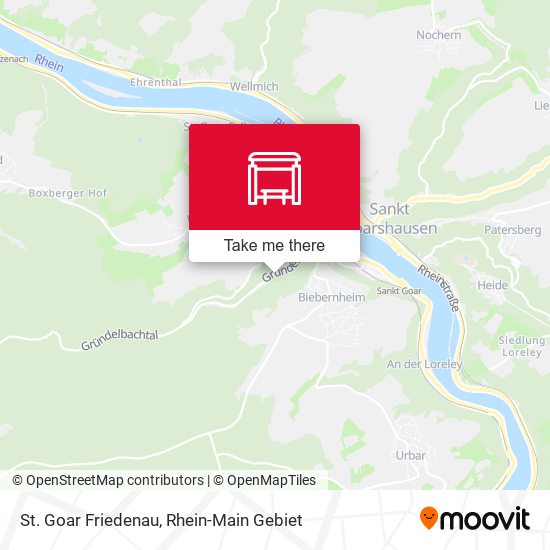 Карта St. Goar Friedenau