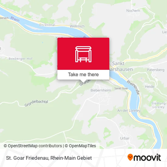 Карта St. Goar Friedenau