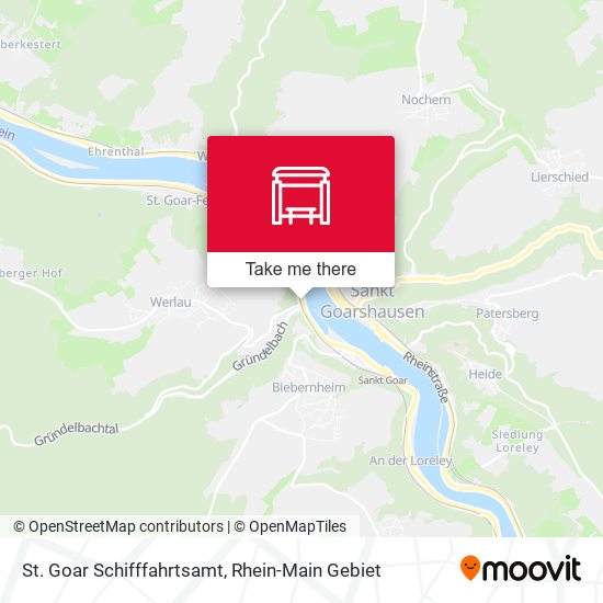 St. Goar Schifffahrtsamt map
