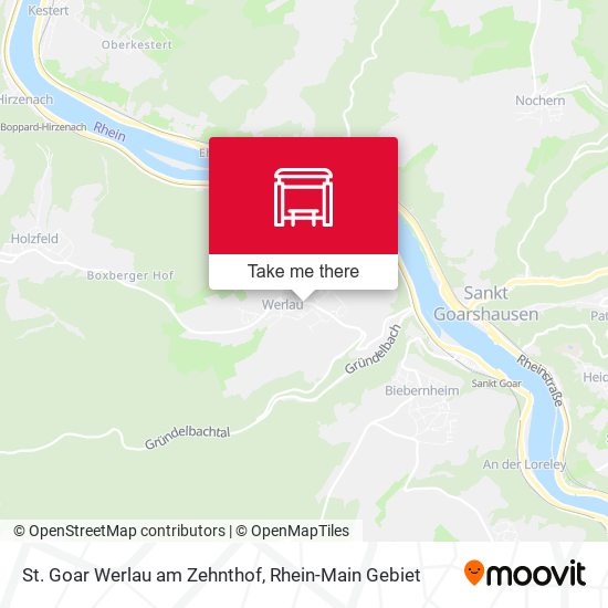 Карта St. Goar Werlau am Zehnthof