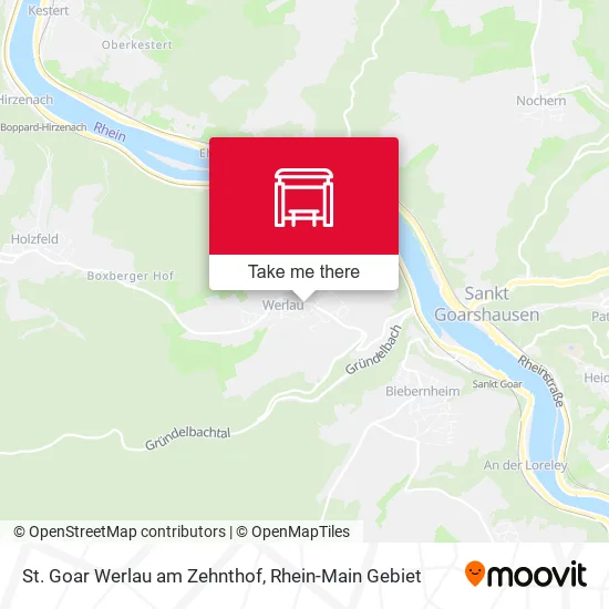 St. Goar Werlau am Zehnthof map