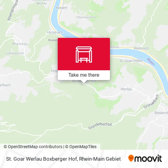 St. Goar Werlau Boxberger Hof map