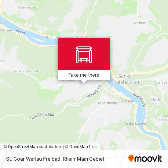 Карта St. Goar Werlau Freibad