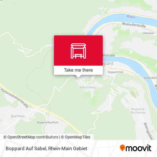 Карта Boppard Auf Sabel