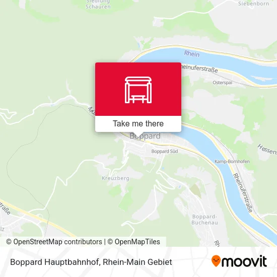 Карта Boppard Hauptbahnhof