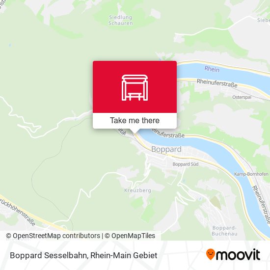 Карта Boppard Sesselbahn