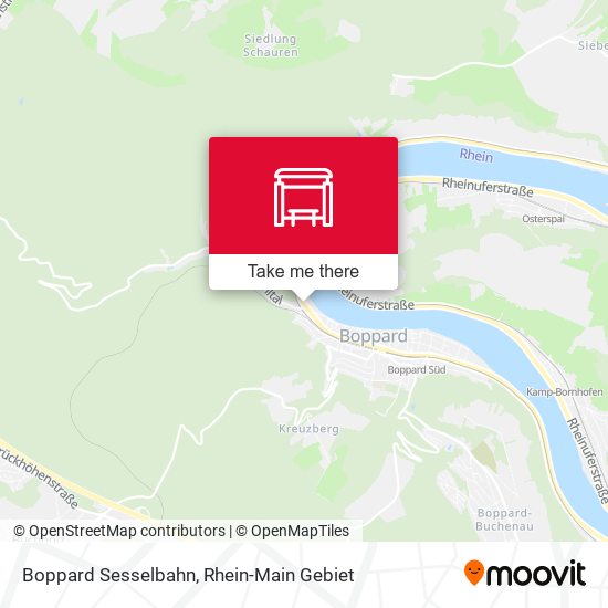 Карта Boppard Sesselbahn